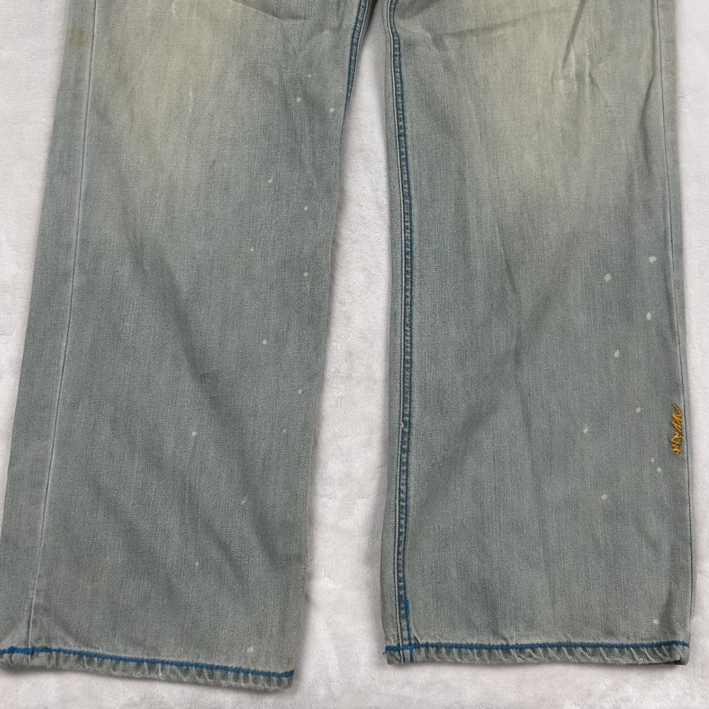 Coogi Jeans Mens 36x34 Light Wash Graphic Embroidered Back Pockets Streetwear - Picture 5 of 9